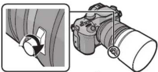 PANASONIC Leica DG Nocticron 42.5mm f1.2 ASPH. - Установка/Снятие объектива - 4