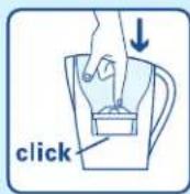 BRITA Fill&Enjoy Elemaris - Insertion de la cartouche MAXTRA - 1