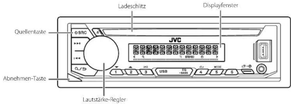 JVC KDT402 - Frontblende - 1