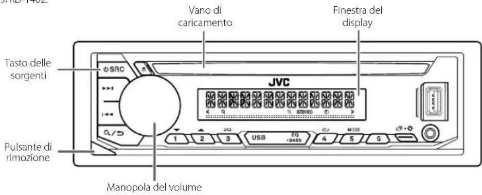 JVC KDT402 - Frontalino - 1