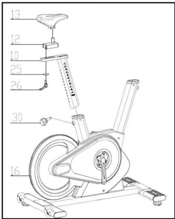 Toorx SRX700 - INSTRUCTION DE L'ASSEMBLAGE: - 2