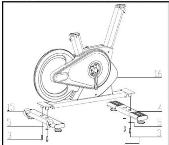Toorx SRX700 - INSTRUCTION DE L'ASSEMBLAGE: - 1