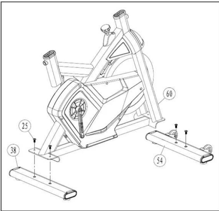 Toorx SRX300 - Montage barre de support - 1