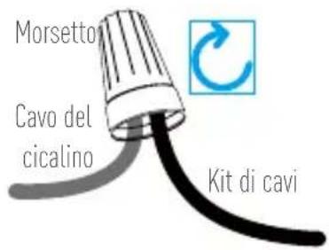 EZVIZ DB1 - Installazione del kit di alimentazione - 10