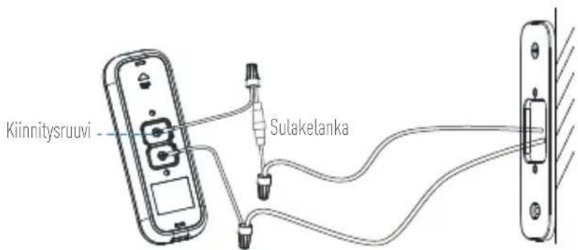 EZVIZ DB1 - Ovikellon asennus - 8