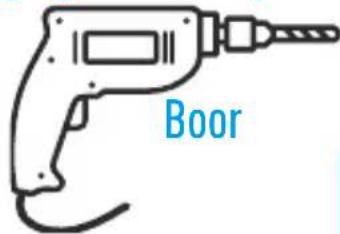 EZVIZ DB1 - Mogelijk benodigd gereedschap - 1