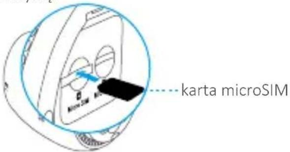 EZVIZ C3A - Krok 3 Zainstaluj kartę microSIM (opcjonalnie) - 1