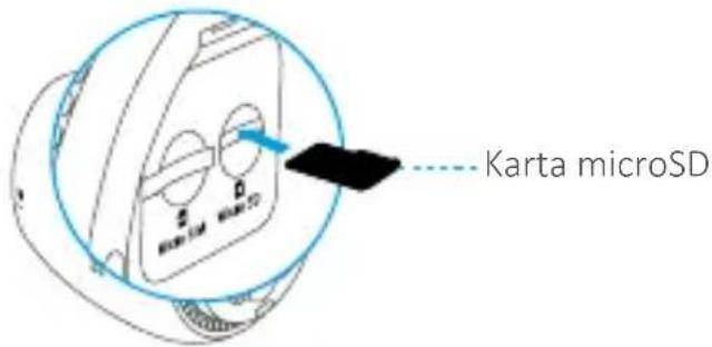 EZVIZ C3A - Vloženie pamätovej karty - 1