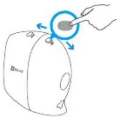 EZVIZ C3A - Schritt 1 Akku in die Kamera einsetzen - 1