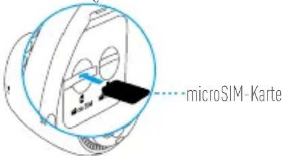 EZVIZ C3A - Schritt 3 Installieren der microSIM-Karte (optional) - 1