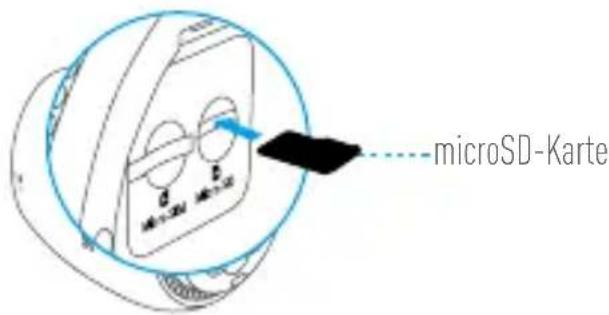 EZVIZ C3A - Speicherkarte einsetzen - 1