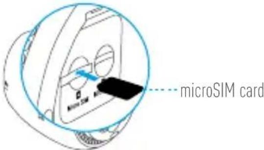EZVIZ C3A - Step 3 Install microSIM card (Optional) - 1