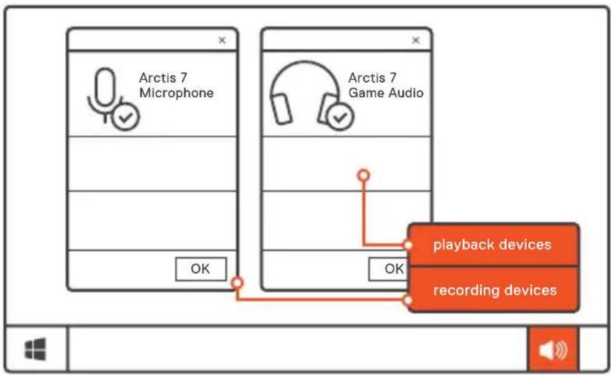 STEELSERIES Arctis 7 2019 - SYSTEM SETTING:WINDOWS - 1
