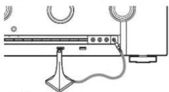 MARANTZ SR5013 - Connectez le microphone de mesures et de configuration sur la prise SETUP MIC de cet apparéil. - 1