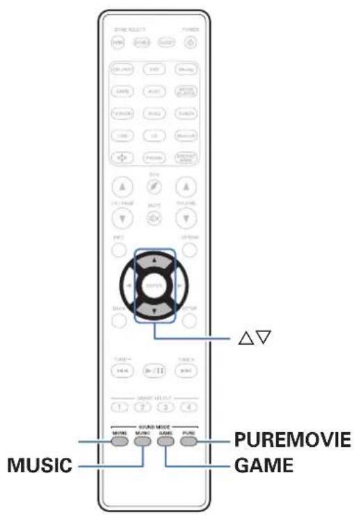 MARANTZ SR5013 - Selection d'un mode d'écoute - 1
