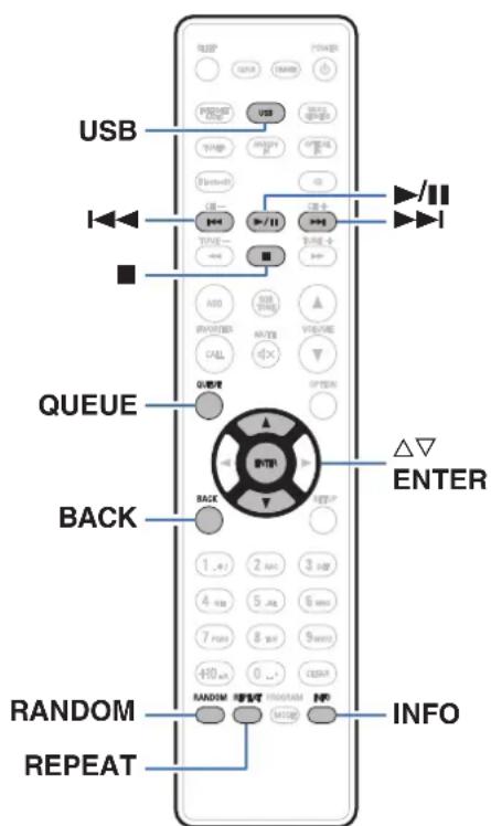 DENON Ceol RCDN10 - Lecture du contenu d'un dispositif mémoire USB - 1