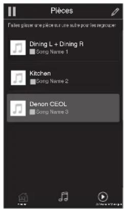 DENON Ceol RCDN10 - ■ Sélectionner une piece/un dispositif - 2