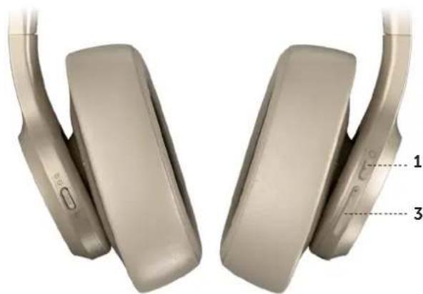 FRESH N REBEL Clam ANC - ZNACZENIE PRZYCISKÓW - 1