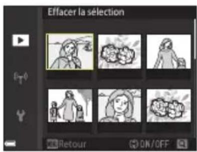 NIKON CoolPix P1000 - Utilisez les touches du selecteur multidirectionnel ou tournez-le pour selectionner l'image souhaitee. - 1