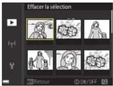 NIKON CoolPix P1000 - Écran de selection d'image à supprimer - 1