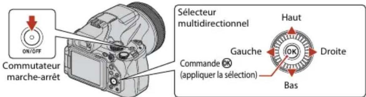 NIKON CoolPix P1000 - Mettez l'appareil photo sous tension. - 1