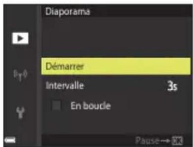 NIKON CoolPix P1000 - Utilisez les touches  du selecteur multidirectionnel pour selectionner Demarrer et appuyez sur OK. - 1