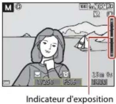 NIKON CoolPix P1000 - Indicateur d'exposition (en mode M) - 1