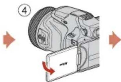 NIKON CoolPix P1000 - Ouverture du moniteur - 4