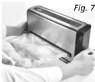 Solis Vac Slimline 578 - MISE SOUS VIDE ET SOUDAGE AUTOMATIQUE DU SACHET: PROGRAMME VAC SEAL (A) - 2