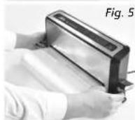 Solis Vac Slimline 578 - EFFECTUER UNE SOUDURE SUR UN FILM POUR OBTENIR UN SACHET - 5
