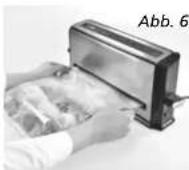 Solis Vac Slimline 578 - AUTOMATISCHES VAKUUMIEREN UND VERSCHWEISSEN EINES BEUTELS: FUNKTION VAC SEAL (A) - 1
