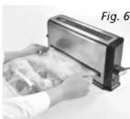 Solis Vac Slimline 578 - AUTOMATIC VACUUMING AND SEALING A FILLED BAG: FUNCTION VAC SEAL (A) - 1