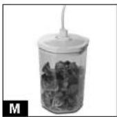 Solis Vac Prestige 575 - Vacuuming of Solis containers with twist-knob on the lid (fig. K) - 3