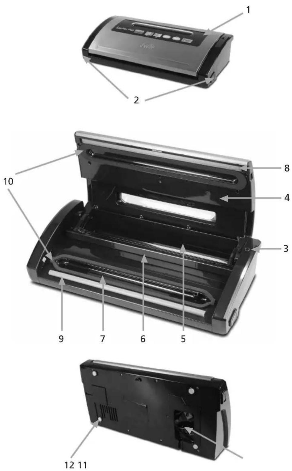 Solis EasyVac Plus 571 - ▲ DESCRIPTION DE L'APPAREIL - 1