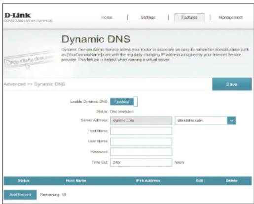 D-LINK COVR2202 - Routes statiques IPv4 - 3