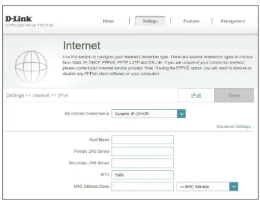 D-LINK COVR2202 - Paramètres avancés - 1