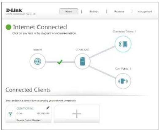 D-LINK COVR2202 - Configuration Utilisation de l'interface utilisateur Web - 6