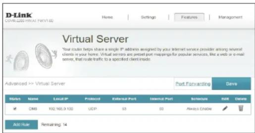 D-LINK COVR2202 - Règles IPv4 / IPv6 - 3