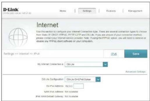 D-LINK COVR2202 - Paramètres avancés - 1