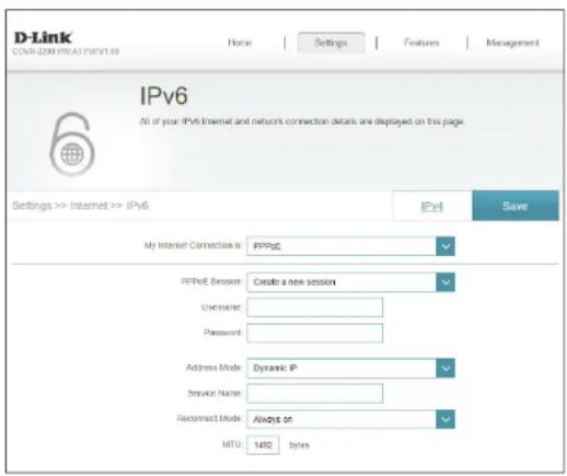 D-LINK COVR2202 - Paramètres avancés - Paramètres de configuration automatique de l'adresse - 2