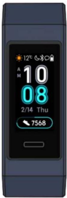 HUAWEI Band 3 Pro - Méthode 1: Afficher vos donné es d'exercices physiques sur votre bracelet. - 1