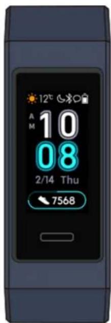 HUAWEI Band 3 Pro - Modifier le fond d'é cran d'accueil - 1
