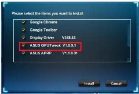 ASUS ROG Strix RTX 2070 A8G Gaming - YctaHOBka ASUS GPU Tweak B Windows 10 / 8.1 / 8/7 (64-6nt) - 2
