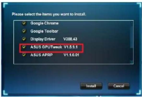 ASUS ROG Strix RTX 2070 A8G Gaming - Eγκατασταη τον ASUS GPU Tweak σε Windows® 10 / 8.1 / 8 / 7 (64 bit) - 2