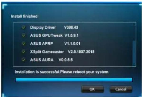 ASUS ROG Strix RTX 2070 A8G Gaming - W menu glowynm kliknij Install (zainstaluj). - 3