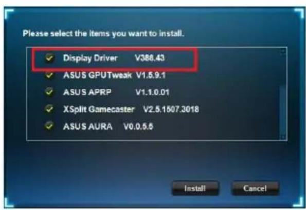 ASUS ROG Strix RTX 2070 A8G Gaming - 安装 VGA 驱动程序 - 2