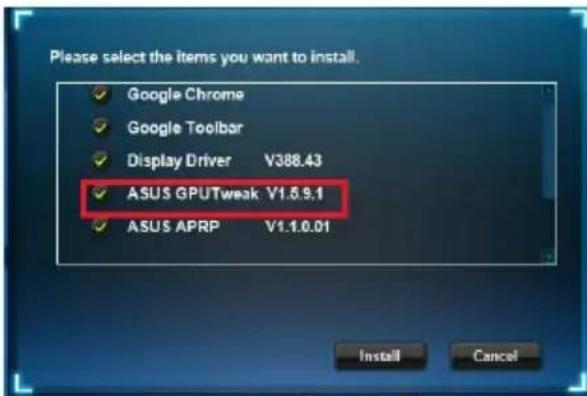 ASUS ROG Strix RTX 2070 A8G Gaming - Installing ASUS GPU Tweak in Windows 10/8.1/8/7 (64-bit) - 2