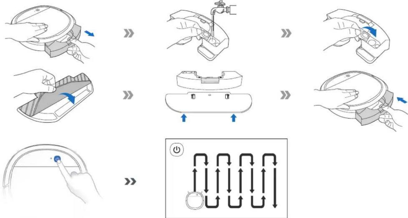 ECOVACS Deebot Ozmo Slim 10 - Système de lavage en option - 1