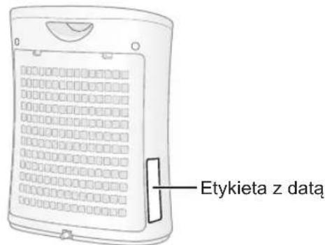 Etykieta z datą