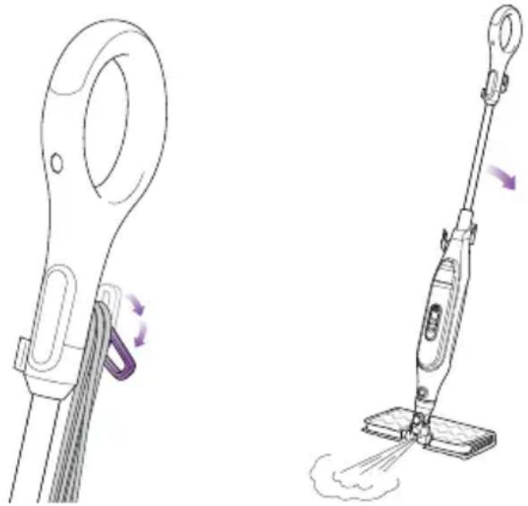 SHARK Genius S6003 - Steam Pocket® -mopin käyttö - 1